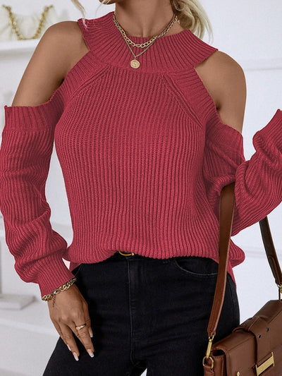 Sexy Pullover Loose Casual Long Sleeve Sweater