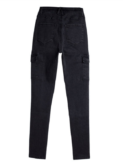 Black Nine-minute Jeans Pants