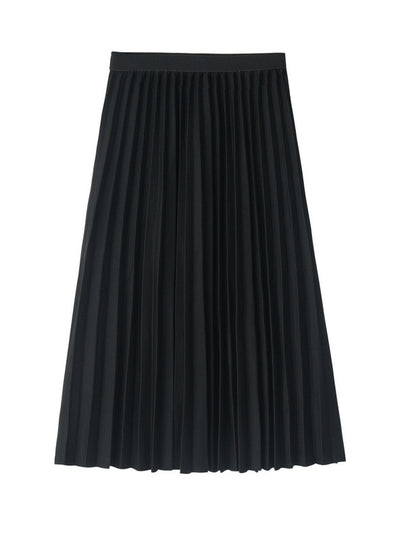 High Waist Thin Body Pleated Skirt