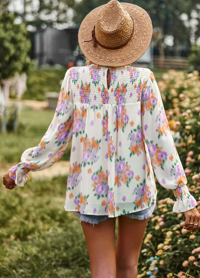 Blossom Printed Top Shirt