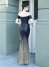 Womrn Sequined Fishtail Gown