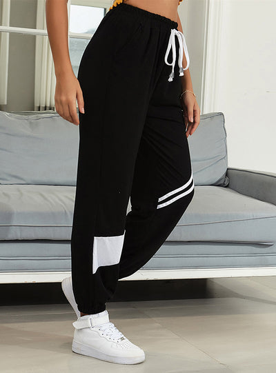 Women's Striped Drawstring Pants