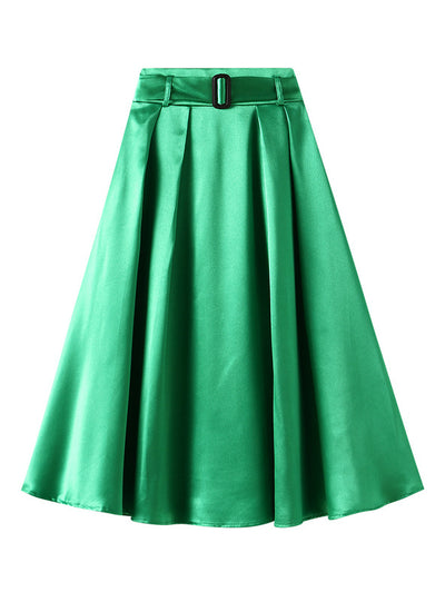 High Waist Big Swing Umbrella Skirt