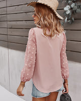 Long Sleeve Casual Shirt Holiday Style