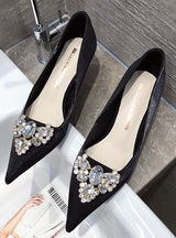 Thin-heeled Pointed High Heels