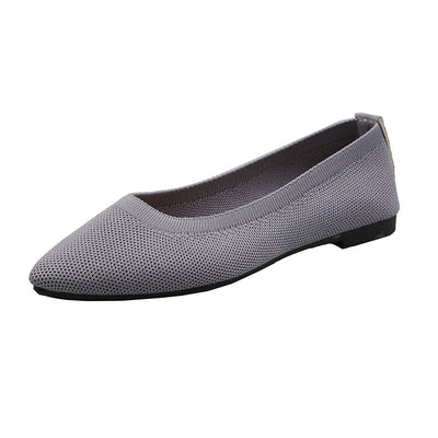 Woven Flat-bottomed Pointed Cloth Shoes