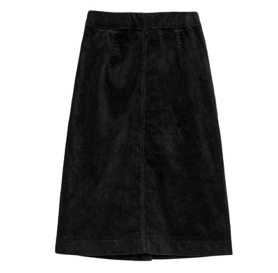 Corduroy High Waist Button Pocket Skirts