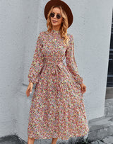 Printed Bohemian Casual Dress