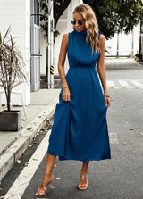 Summer Sleeveless Solid Color Dress