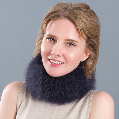 Fox Fur Collar Female Fur Keeps Warm Winter