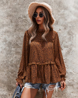 Women Loose Sleeve Holiday Top