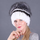 Women Winter Rabbit Fur Hat