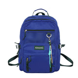 Students Nylon Contrast Color Backpack