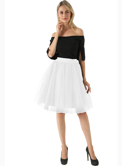 Puffy New Arrival Fashion Women Tulle Skirt Tutu