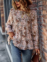 Chiffon Top Printed T-shirt