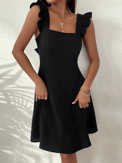 Women Strap Holiday Beach Dress