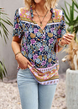 Bohemian Printed Casual Shirt