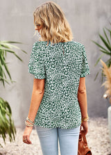 Bohemian Floral Shirt Top