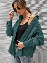 Fashion Loose Lapel Pocket Shirt