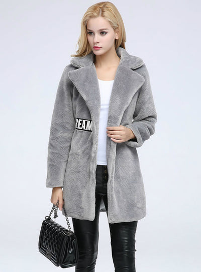 Long Suit Collar Wool Long Sleeve Jacket Sheep Shearing