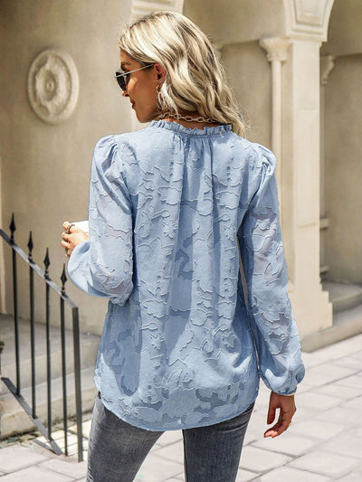 Elegant Long-sleeved Top Shirt