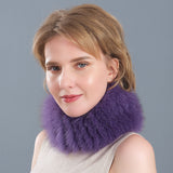 Fox Fur Collar Female Fur Keeps Warm Winter