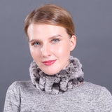 Rex Fur Scarf New Elastic Braided Fur Collar